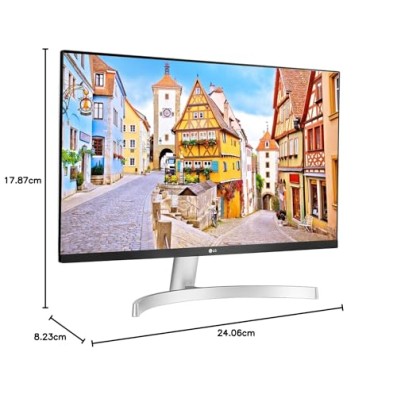 LG Electronics 27Ml600 Full Hd 27 Inch(69 Cm) LCD 1920 X 1080 Pixels IPS Monitor 3 Side Borderless Design with Inbuilt White
