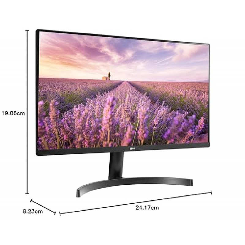 LG Qhd 2K - 27Qn600, 2560 X 1440 Pixels 27 Inch (68.58 Cm) IPS Display 3 Side Borderless Black