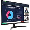 LG Qhd 2K - 27Qn600, 2560 X 1440 Pixels 27 Inch (68.58 Cm) IPS Display 3 Side Borderless Black