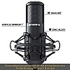 MAONO AU-PM420 USB Podcast Condenser Microphone, Computer Mic with Professional Sound Chipset for Gaming, Streaming