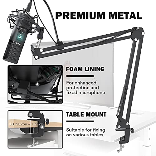 MAONO AU-PM420 USB Podcast Condenser Microphone, Computer Mic with Professional Sound Chipset for Gaming, Streaming MAONO AU-PM420 USB Podcast Condenser Microphone, Computer Mic with Professional Sound Chipset for Gaming, Streaming