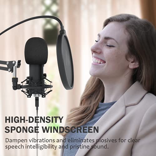 MAONO AU-PM420 USB Podcast Condenser Microphone, Computer Mic with Professional Sound Chipset for Gaming, Streaming MAONO AU-PM420 USB Podcast Condenser Microphone, Computer Mic with Professional Sound Chipset for Gaming, Streaming