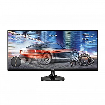 LG 25-Inch UltraWide Multitasking Monitor with Full HD IPS Panel, HDMI Port, AMD Free sync - 25UM58 (Black)