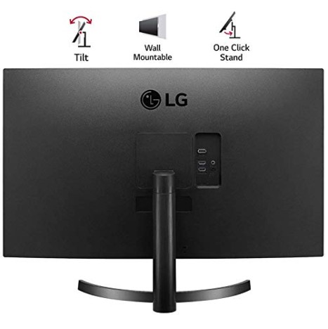 LG 32Qn600 32 Inches Qhd 2K LCD 2560 X 1440 Pixels IPS Display 3 Side Borderless HDR Monitor Black