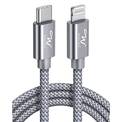 Wayona Type C to Lightning MFI Certified 20W Fast charging Nylon Braided USB C Cable for iPhone Wayona Type C to Lightning MFI Certified 20W Fast charging Nylon Braided USB C Cable for iPhone