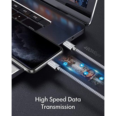 Wayona Type C to Lightning MFI Certified 20W Fast charging Nylon Braided USB C Cable for iPhone Wayona Type C to Lightning MFI Certified 20W Fast charging Nylon Braided USB C Cable for iPhone