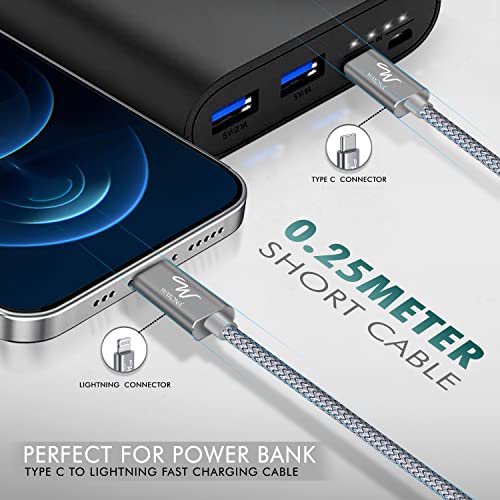 Wayona Type C to Lightning MFI Certified 20W Fast charging Nylon Braided USB C Cable for iPhone Wayona Type C to Lightning MFI Certified 20W Fast charging Nylon Braided USB C Cable for iPhone