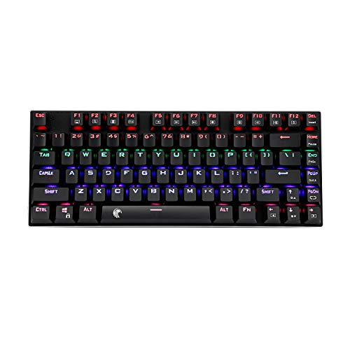 HUO JI 60% Mechanical Gaming Keyboard, E-Yooso Z-88 With Brown Switches, Rainbow Led Backlit HUO JI 60% Mechanical Gaming Keyboard, E-Yooso Z-88 With Brown Switches, Rainbow Led Backlit