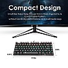 HUO JI 60% Mechanical Gaming Keyboard, E-Yooso Z-88 With Brown Switches, Rainbow Led Backlit