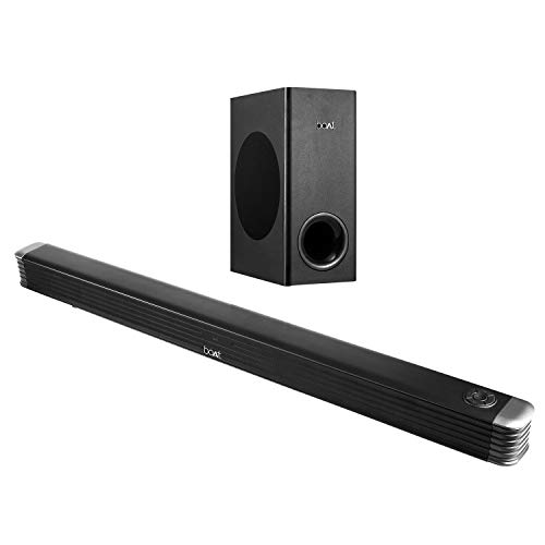boAt AAVANTE Bar 1800 120W 2.1 Channel Bluetooth Soundbar Signature Sound, Wireless (Premium Black) boAt AAVANTE Bar 1800 120W 2.1 Channel Bluetooth Soundbar Signature Sound, Wireless (Premium Black)