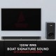 boAt AAVANTE Bar 1800 120W 2.1 Channel Bluetooth Soundbar Signature Sound, Wireless (Premium Black)