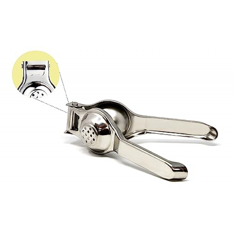 Signoraware Lemon Squeezer with Bottle Opener Food Grade Stainless Steel, Set of 1, Silver