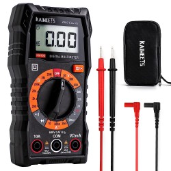 KAIWEETS Digital Multimeter with Case, DC AC Voltmeter, Ohm Volt Amp Test Meter and Continuity Test Diode Voltage Tester