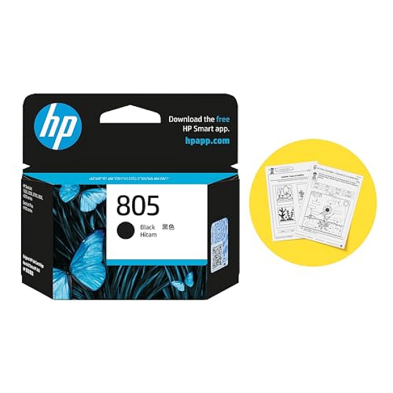 HP 805 Black Original Ink Cartridge