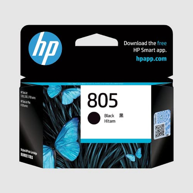 HP 805 Black Original Ink Cartridge