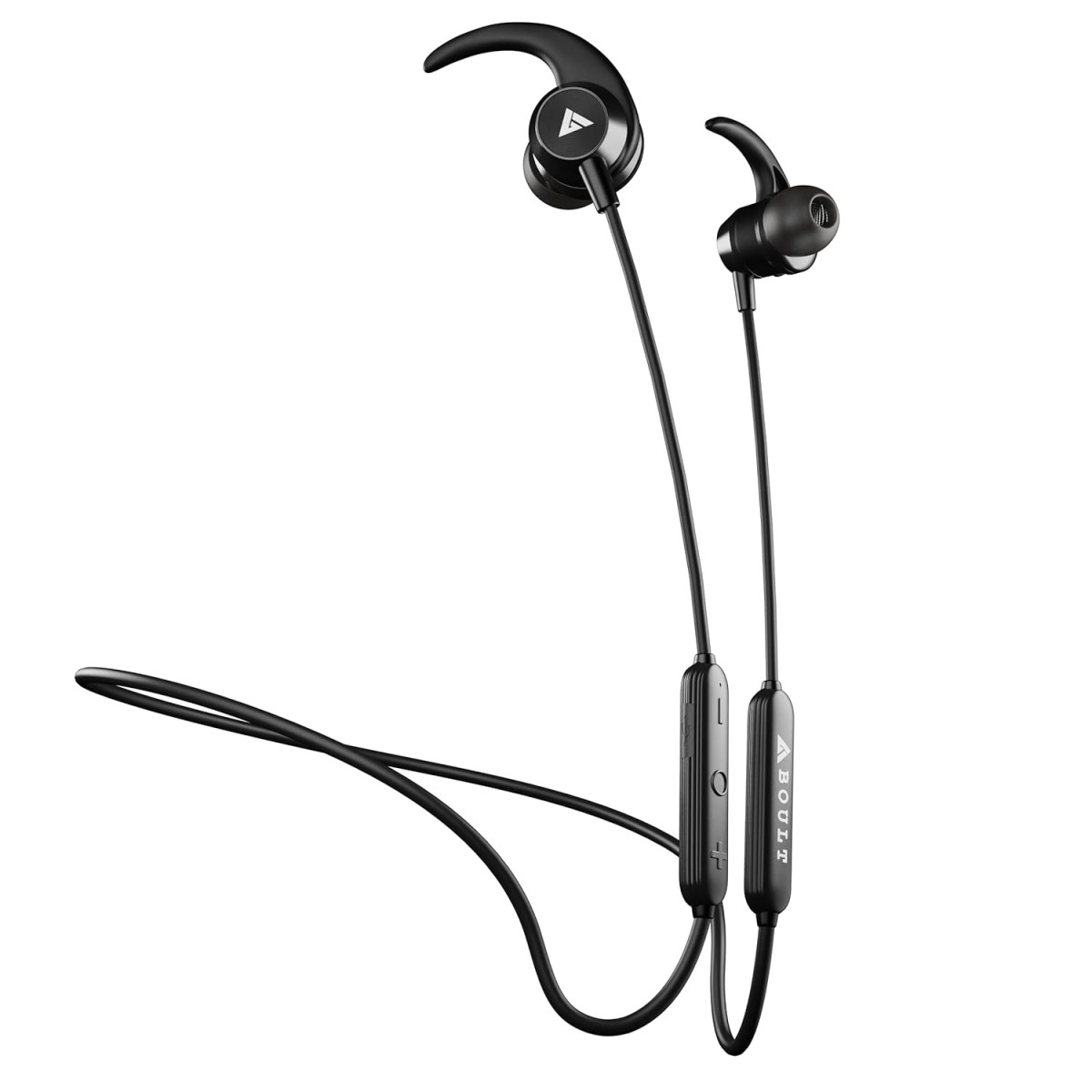 Boult Audio ProBass X1-WL in-Ear Wireless Earphones with 10 Hours Battery Life, Latest Bluetooth 5.0, IPX5 Sweatproof Headphones with mic (Black)