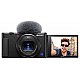 Sony Digital Camera ZV 1 for Content Creators (Compact, Video Eye AF, Flip Screen, in-Built Microphone, Bluetooth Shooting Grip, 4K Vlogging Camera for Content Creation) - Black