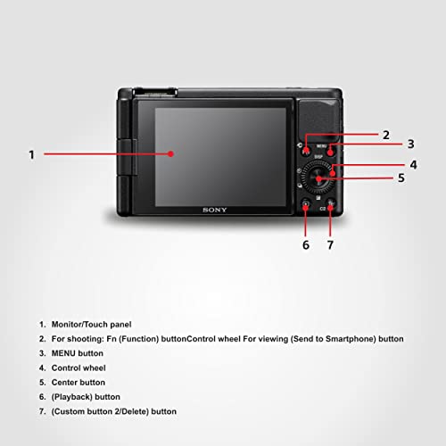 Sony Digital Camera ZV 1 for Content Creators (Compact, Video Eye AF, Flip Screen, in-Built Microphone, Bluetooth Shooting Grip, 4K Vlogging Camera for Content Creation) - Black Sony Digital Camera ZV 1 for Content Creators (Compact, Video Eye AF, Flip Screen, in-Built Microphone, Bluetooth Shooting Grip, 4K Vlogging Camera for Content Creation) - Black