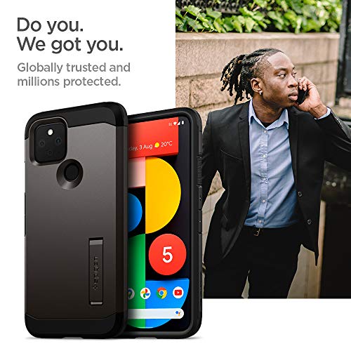 Spigen TPU, PC Tough Armor Back Cover Case Compatible for Google Pixel 5 (Gunmetal) Spigen TPU, PC Tough Armor Back Cover Case Compatible for Google Pixel 5 (Gunmetal)