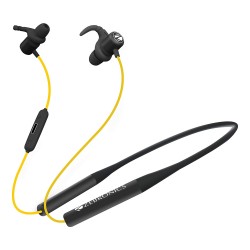 Zebronics ZEB-YOGA Wireless Bluetooth Supporting Earphone With Neckband Supports Magnetic Switch Control (Black)