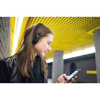 Motorola Lifestyle Pulse 120 Wireless Bluetooth Over The Ear Headphone with Mic (Black)- Motorola Lifestyle Pulse 120 Wireless Bluetooth Over The Ear Headphone with Mic (Black)-