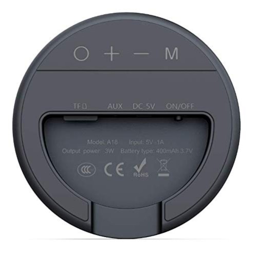 Photron P10 FAB 3W Nordic Fabric Wireless Surround Sound Mic, Black