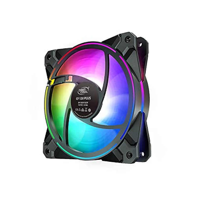 DEEPCOOL CF120 Plus 3 IN 1 RGB 120 mm Case Fan/Cooler- DP-F12-AR-CF120P-3P