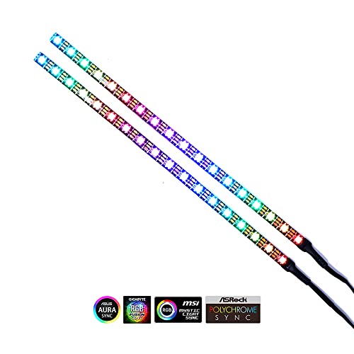 Ant Esports LED Strip 350 ARGB 2 LED Strips for Computer Chassis Ant Esports LED Strip 350 ARGB 2 LED Strips for Computer Chassis