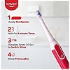 Colgate Proclinical 500R Whitening Rechargeable Sonic Toothbrush, Electric Toothbrush for adults with Soft & Spiral Bristles, Dual-Brushing Mode