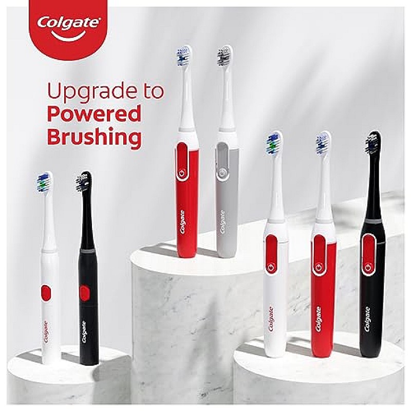 Colgate Proclinical 500R Whitening Rechargeable Sonic Toothbrush, Electric Toothbrush for adults with Soft & Spiral Bristles, Dual-Brushing Mode