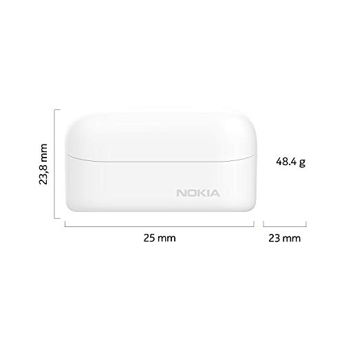 Nokia Power Lite with Up to 35 Hours of Play Time, Waterproofing, 5.0 Bluetooth Truly Wireless in Ear Earbuds with Mic Crystal-Clear Sound Nokia Power Lite with Up to 35 Hours of Play Time, Waterproofing, 5.0 Bluetooth Truly Wireless in Ear Earbuds with Mic Crystal-Clear Sound