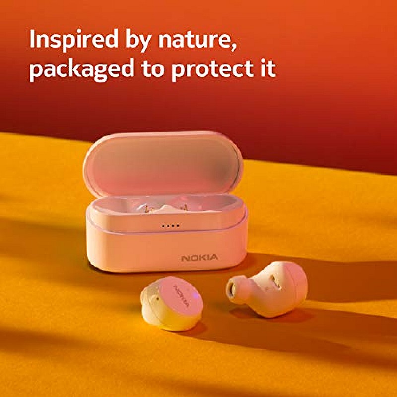 Nokia Power Lite with Up to 35 Hours of Play Time, Waterproofing, 5.0 Bluetooth Truly Wireless in Ear Earbuds with Mic Crystal-Clear Sound