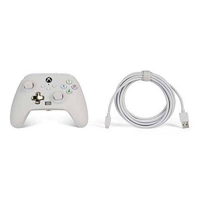 PowerA Enhanced Wired Gaming Controller for Xbox Series White, Mist 