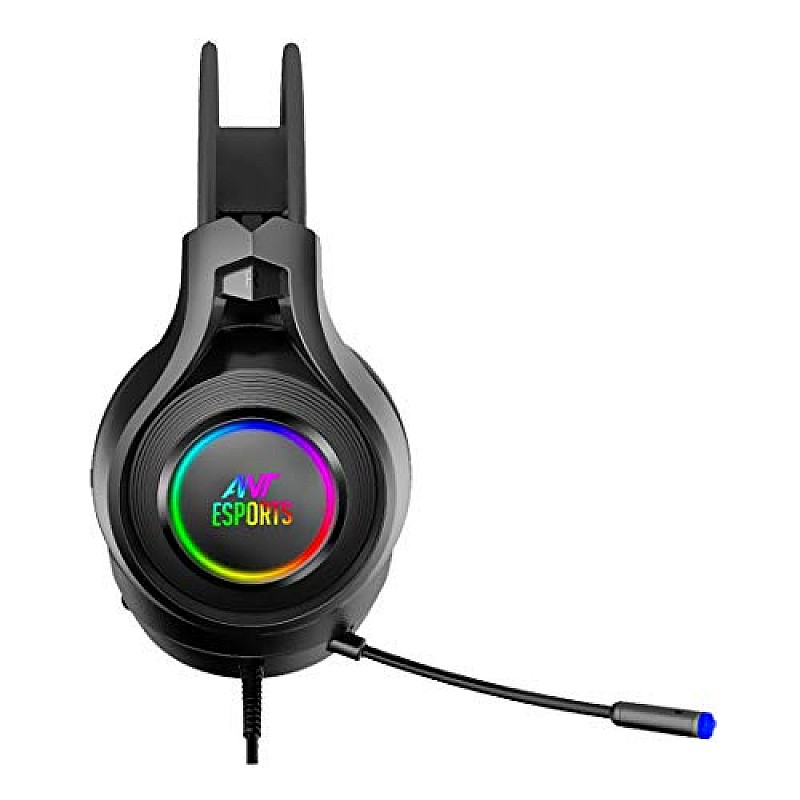 Ant Esports H570 7.1USB Surround Sound Gaming Headset with – Black