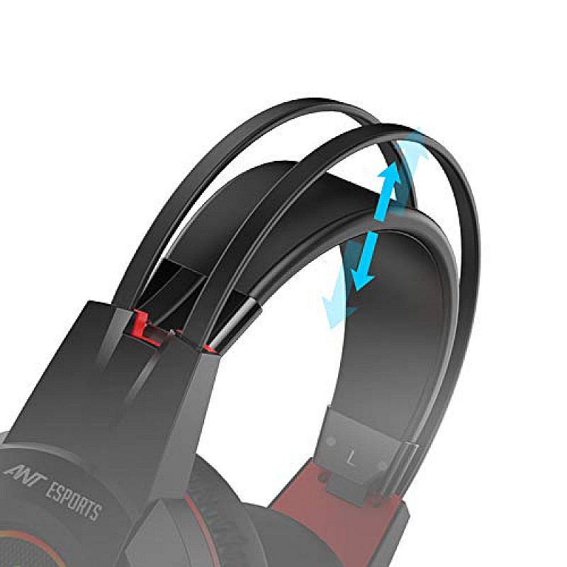 Ant Esports H570 7.1USB Surround Sound Gaming Headset with – Black