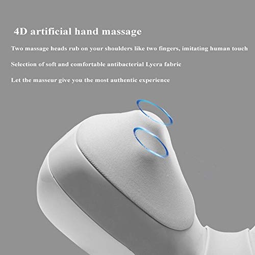 EQK ST-301 Rechargeable Neck and Shoulder Massager with Deep Shiatsu Kneading Technique for Fatigue, Stiffness and Pain Relief EQK ST-301 Rechargeable Neck and Shoulder Massager with Deep Shiatsu Kneading Technique for Fatigue, Stiffness and Pain Relief