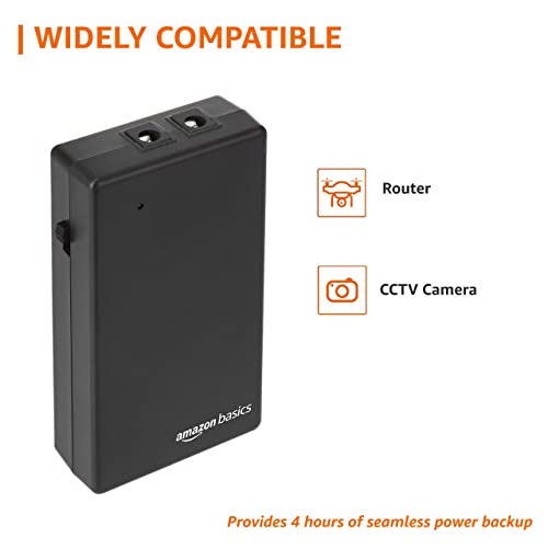 Amazon Basics 12V 2A UPS for Router, Intercom, CCTV, Set-top Box with Upto 4 Hours Power Backup Amazon Basics 12V 2A UPS for Router, Intercom, CCTV, Set-top Box with Upto 4 Hours Power Backup