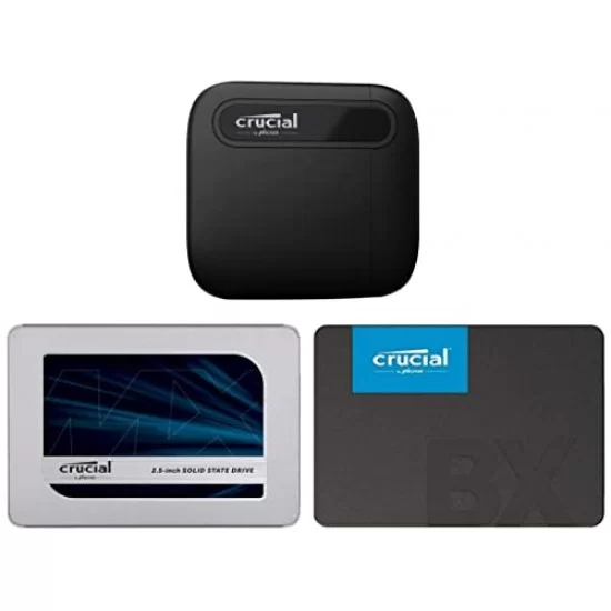 Crucial X6 2Tb Portable Ssd Up to 800Mb/S USB 3.2 External Solid State Drive, USB-C-Ct2000X6Ssd9