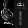 Boult Audio Bass Buds Q2 Lightweight Stereo Wired Over Ear Headphones Set with Mic with Deep Bass, Comfortable Ear Cushions, & Long Cord (Black)