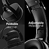 Boult Audio Bass Buds Q2 Lightweight Stereo Wired Over Ear Headphones Set with Mic with Deep Bass, Comfortable Ear Cushions, & Long Cord (Black)