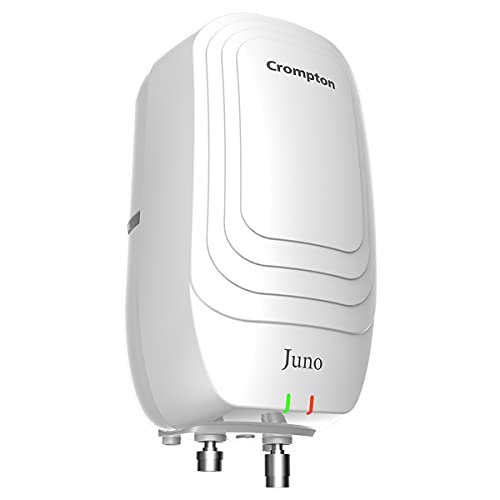 Crompton Juno 3-litres Instant Water Heater (Geyser) with Advance 4 Level Safety (White) Crompton Juno 3-litres Instant Water Heater (Geyser) with Advance 4 Level Safety (White)