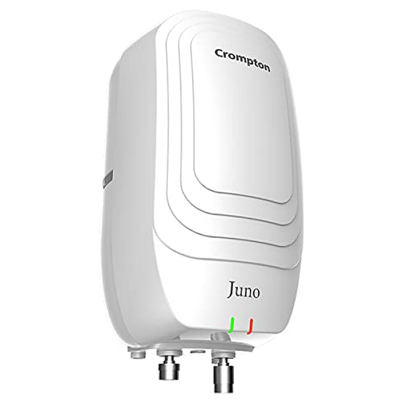 Crompton Juno 3-litres Instant Water Heater (Geyser) with Advance 4 Level Safety (White)