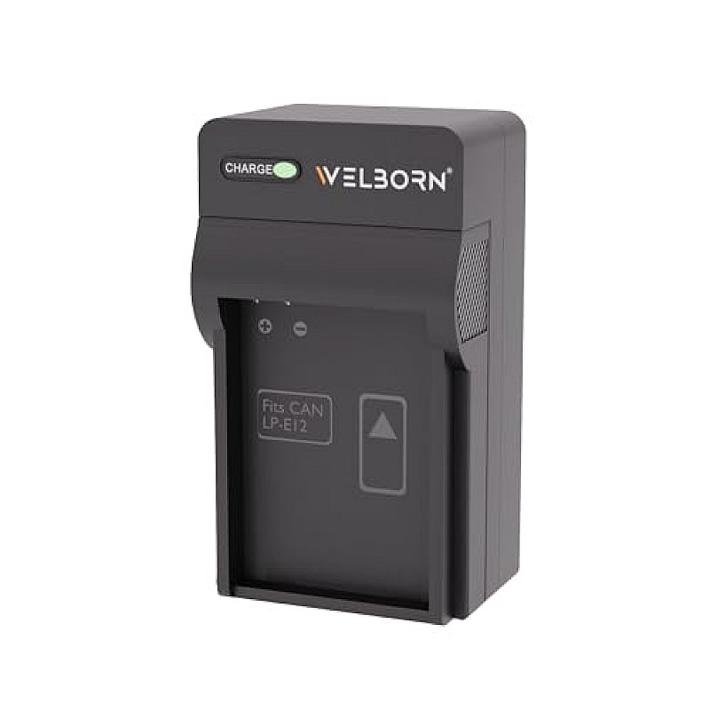 Welborn Camera Battery Charger for Canon Lp-E12 Battery Compatible with Canon Eos M, M2, M10, M50, M100, 100D,