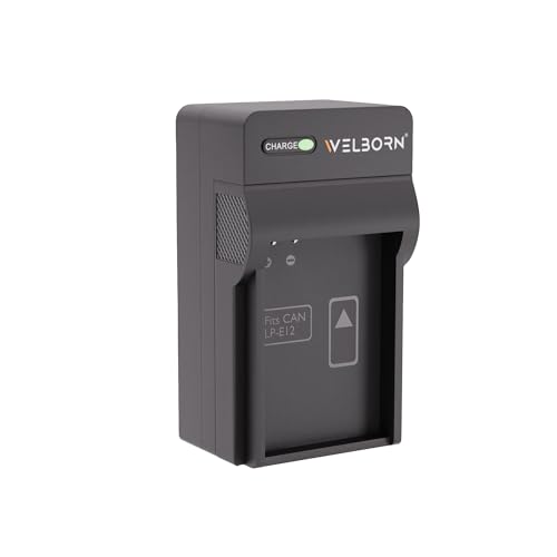 Welborn Camera Battery Charger for Canon Lp-E12 Battery Compatible with Canon Eos M, M2, M10, M50, M100, 100D, Welborn Camera Battery Charger for Canon Lp-E12 Battery Compatible with Canon Eos M, M2, M10, M50, M100, 100D,