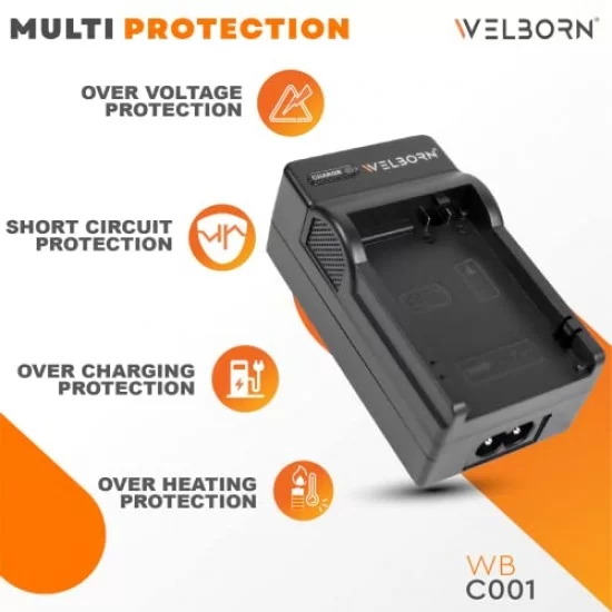 WELBORN Camera Battery Charger for Canon NB-8L Battery