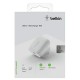 Belkin 18W USB-C (Type C) Charger Adapter for iPhone 15, 14, 12 Series- White