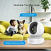 EZVIZ Security Camera Indoor Wi-Fi 2MP Motion Detection Smart Night Vision2-Way Audio Compatible with Alexa (TY1,White)