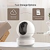 EZVIZ Security Camera Indoor Wi-Fi 2MP Motion Detection Smart Night Vision2-Way Audio Compatible with Alexa (TY1,White)