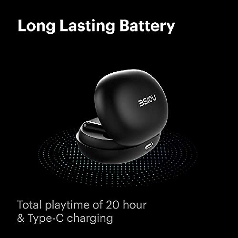 Noise Air Buds Truly Wireless Earbuds with Mic for Crystal Clear Calls, HD Sound, - Jet Black