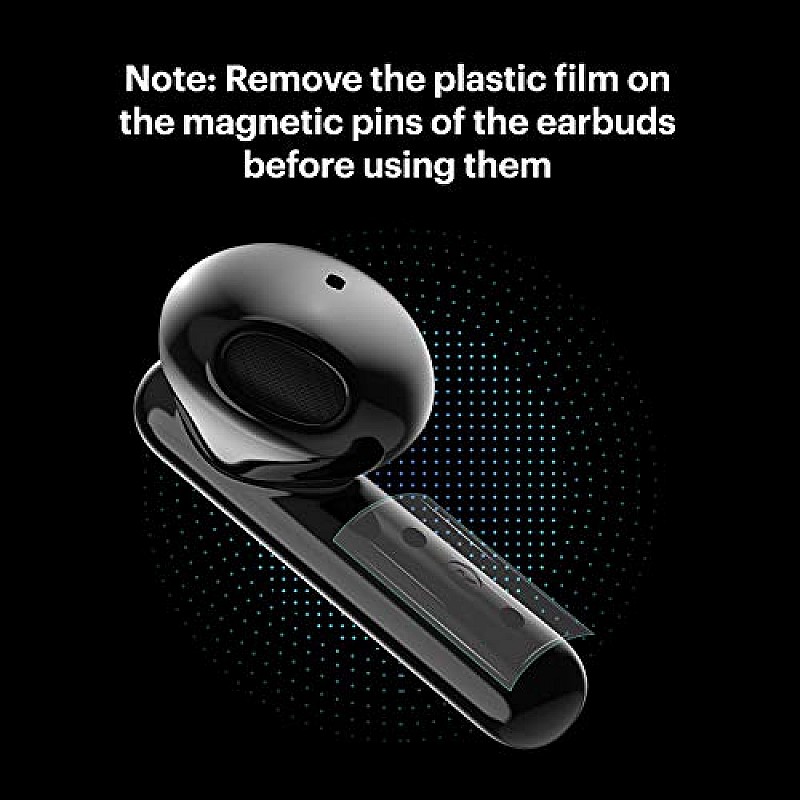 Noise Air Buds Truly Wireless Earbuds with Mic for Crystal Clear Calls, HD Sound, - Jet Black